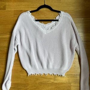 JESSICA SIMPSON LAVENDER SWEATER